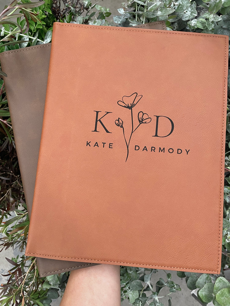 A4 Leatherette Personalised Compendium