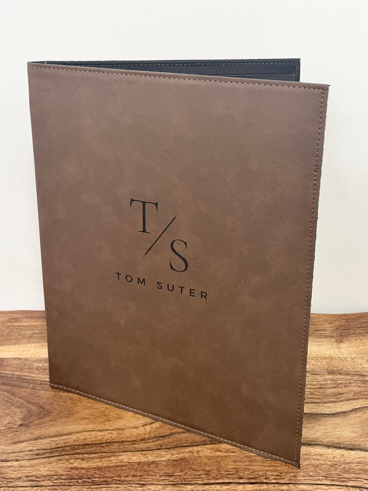 A4 Leatherette Personalised Compendium