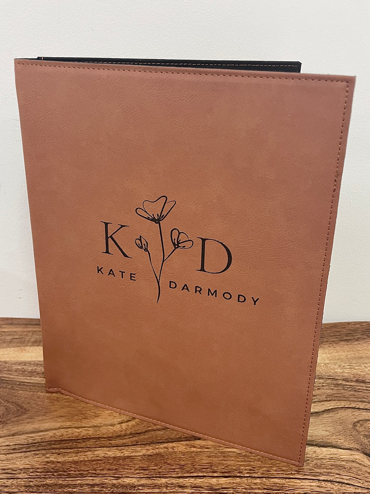 A4 Leatherette Personalised Compendium