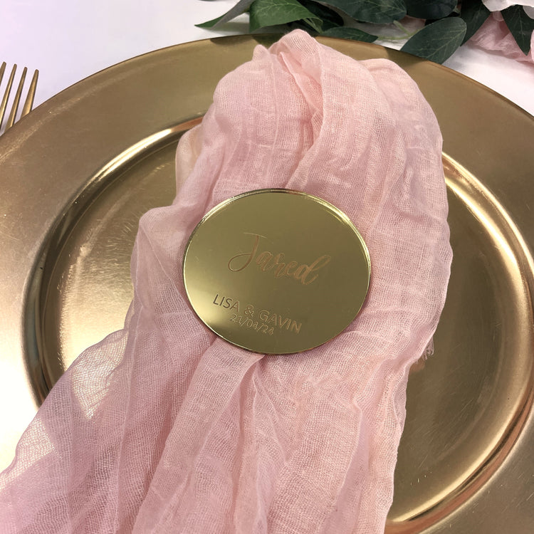 Circular Place Cards