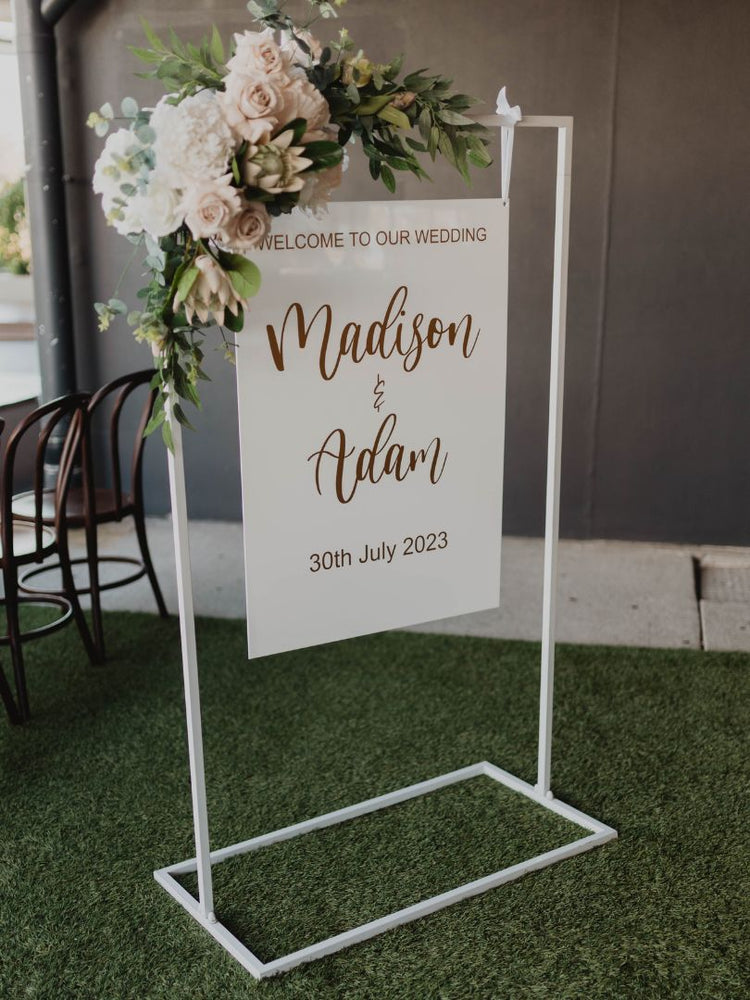 Acrylic Wedding Welcome Sign