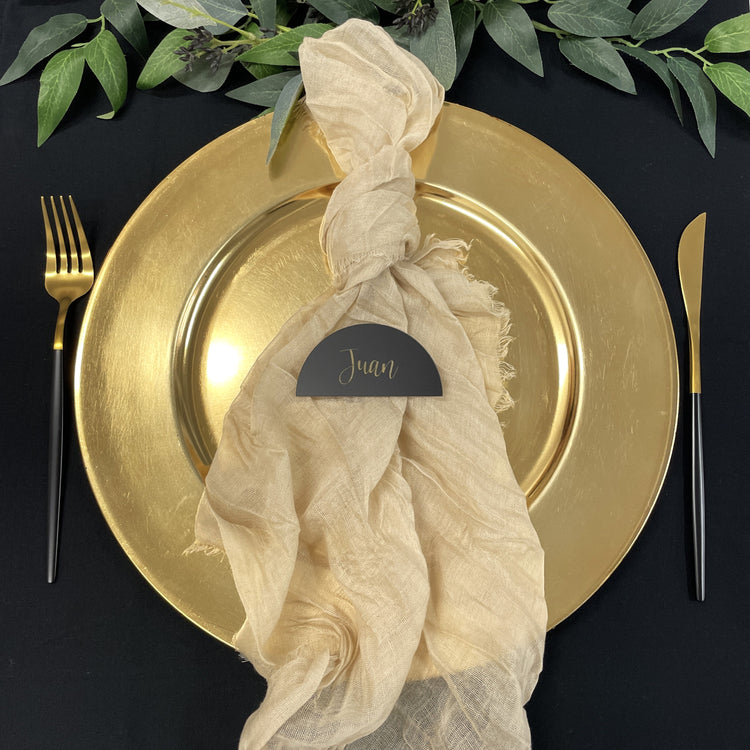 Half Moon Tag Place Cards