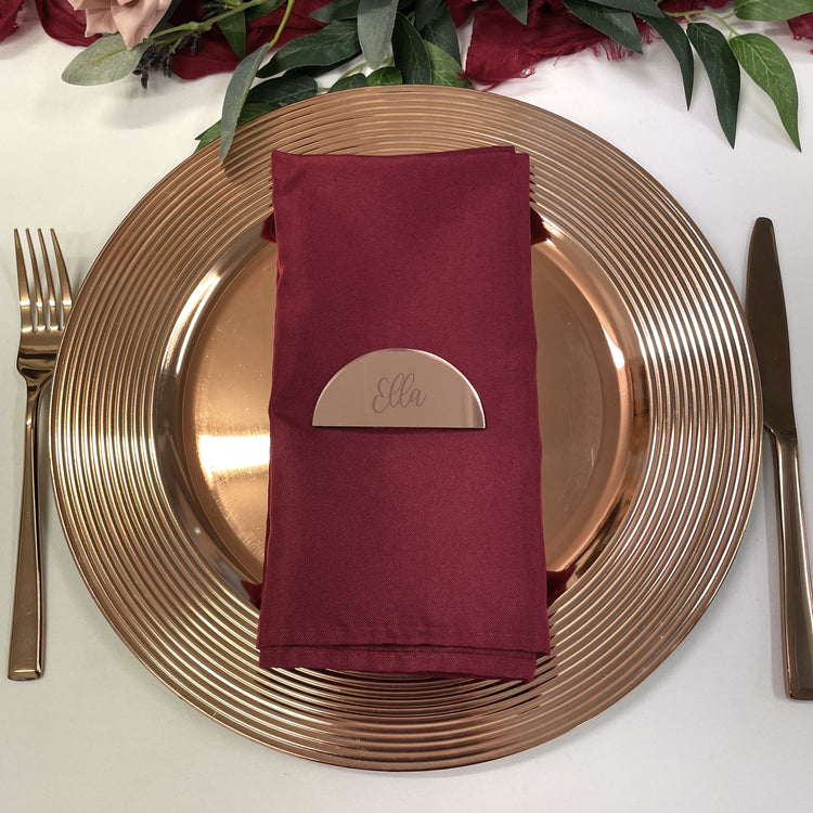 Half Moon Tag Place Cards