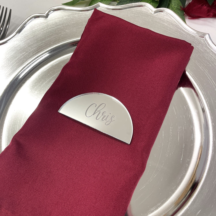 Half Moon Tag Place Cards
