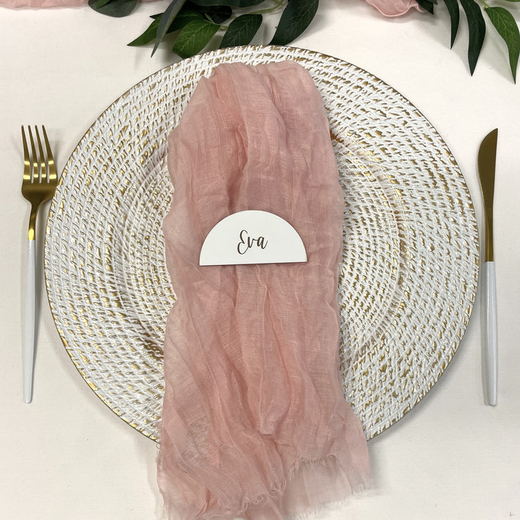 Half Moon Tag Place Cards