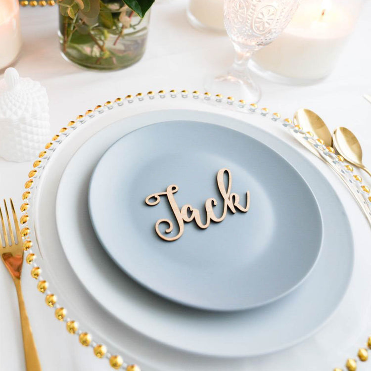 Cutout Name Place Cards