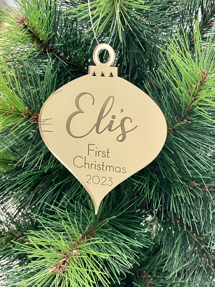 Baby's First Christmas | Personalised Ornament
