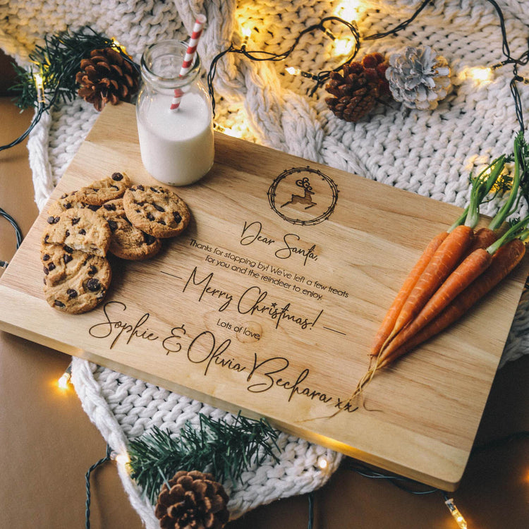 Christmas Eve Personalised Serving Board | Little Event Boutique