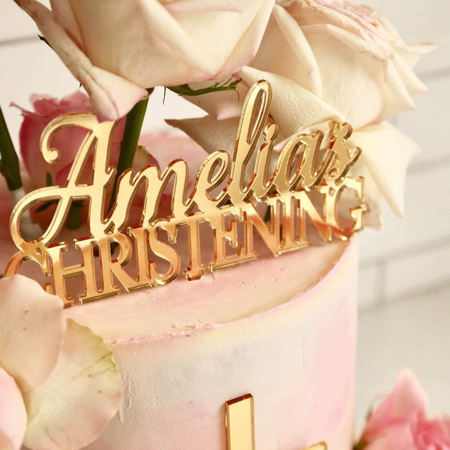 Amelias Christening Cake Topper | Little Event Boutique