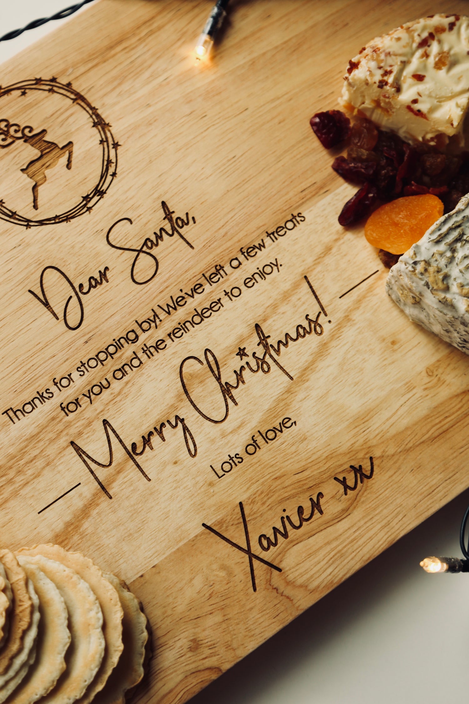 Christmas Eve Personalised Serving Board2 | Little Event Boutique