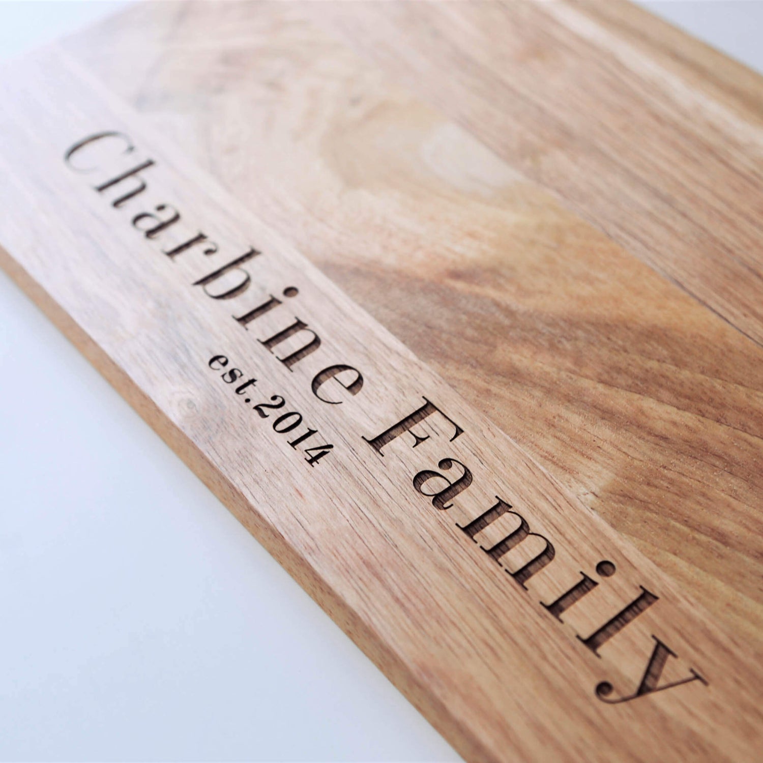 Family Name Personalised Serving Board | Little Event Boutique