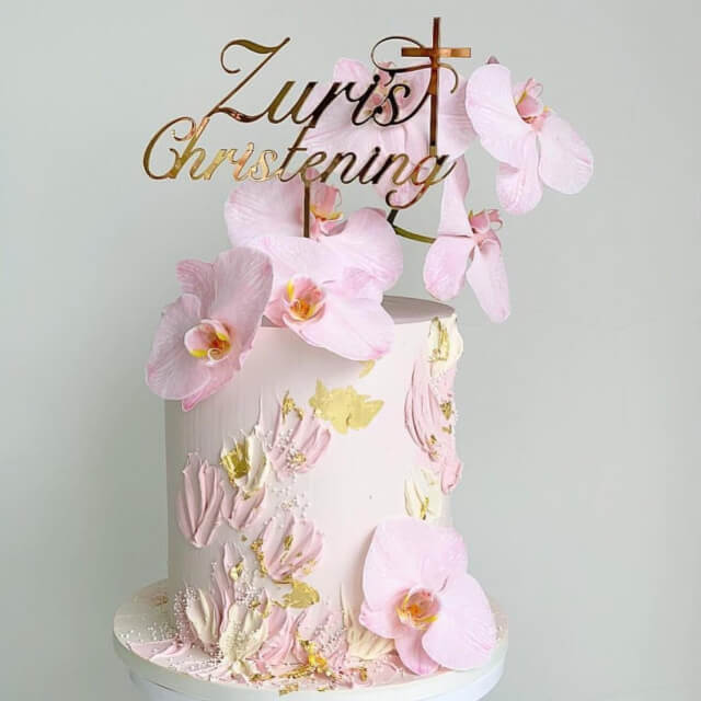 Zuris Christening Cake Topper | Little Event Boutique